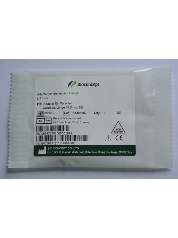 ITI Straumann Compatible Implant Adapter for ratchet ,extra short,