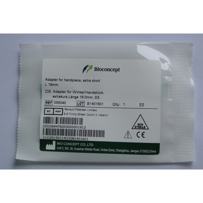 ITI Straumann Compatible Implant Adapter for handpiece adapter, extra short,