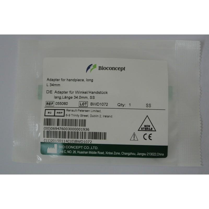 ITI Straumann Compatible Implant Adapter for handpiece adapter, long