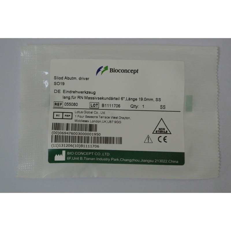 Straumann Compatible Solid abutment driver, long, for RN solid abutment 6°