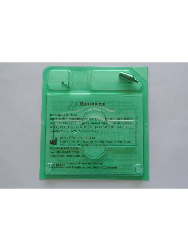 Straumann compatible Bone Level RC Meso Abutment Φ 8mm, Height 13.4mm