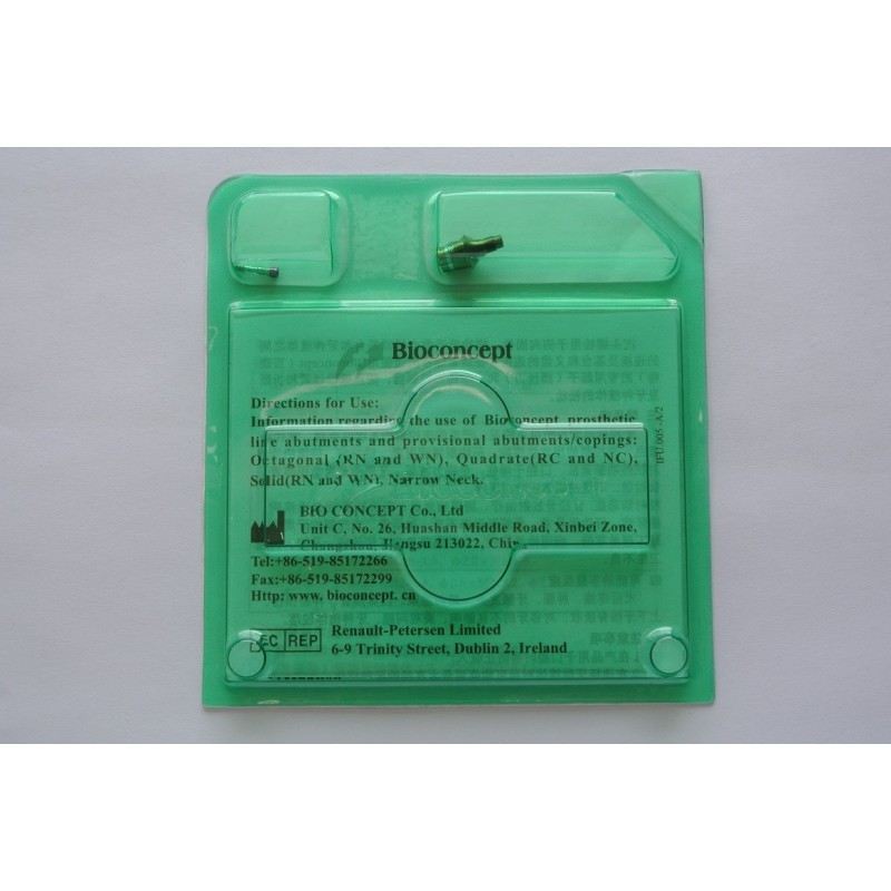 Straumann compatible Bone Level RC Cementable Abutment, D 6.5, GH 2, AH 5.5