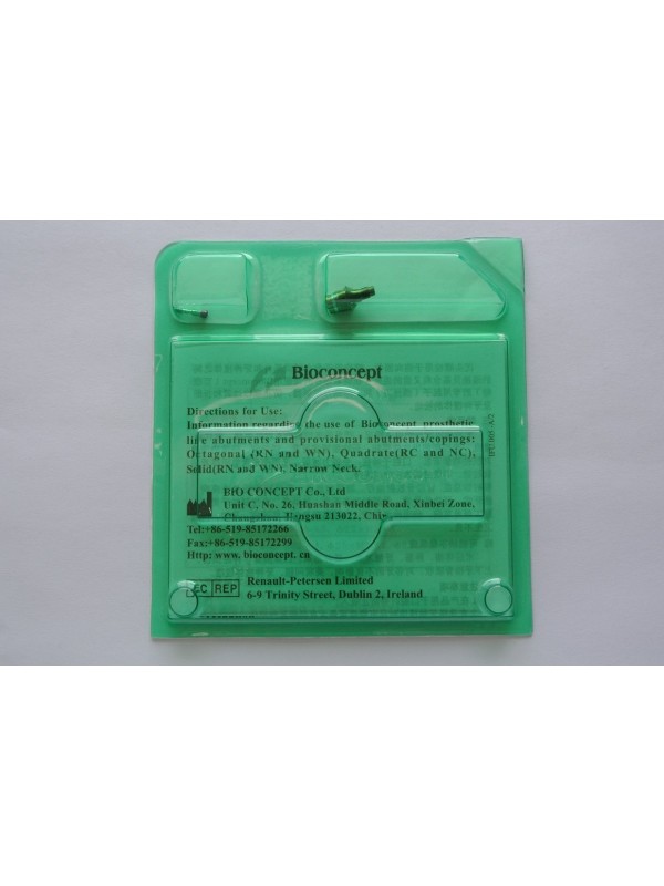 Straumann compatible Bone Level RC Cementable Abutment, D 6.5, GH 2, AH 5.5