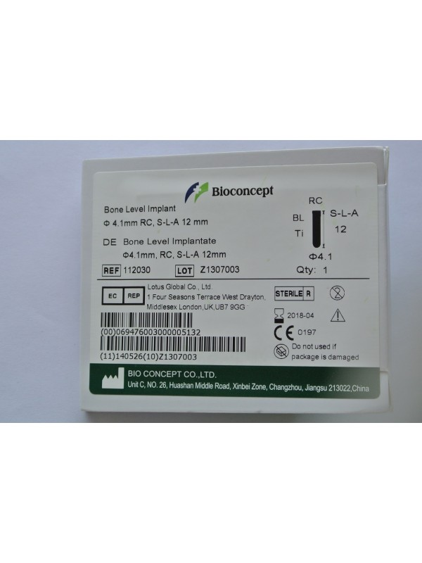 Straumann Compatible Bone Level Implant Ø 4.1 mm, L 12mm (RC)