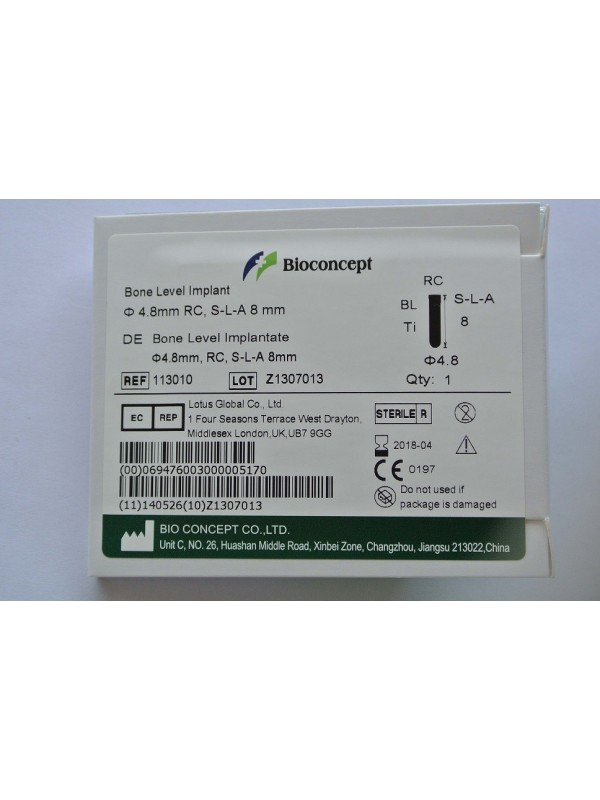 Straumann Compatible Bone Level Implant RC Ø 4.8 mm, L 8 mm (RC)