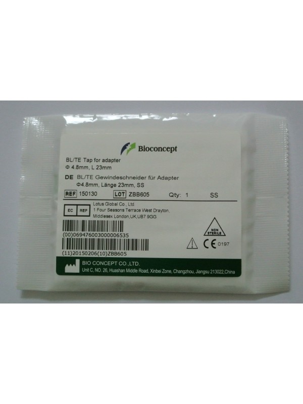 Straumann Compatible Dental Instrument BL/TE Tap for handpiece Φ 4.8mm, L 23mm