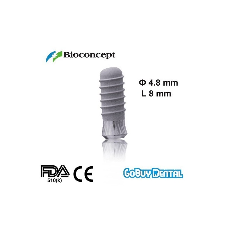 Straumann Compatible Standard Implants Ф 4.8 mm- L 8mm (Regular Neck  Ф 4.8 mm) 