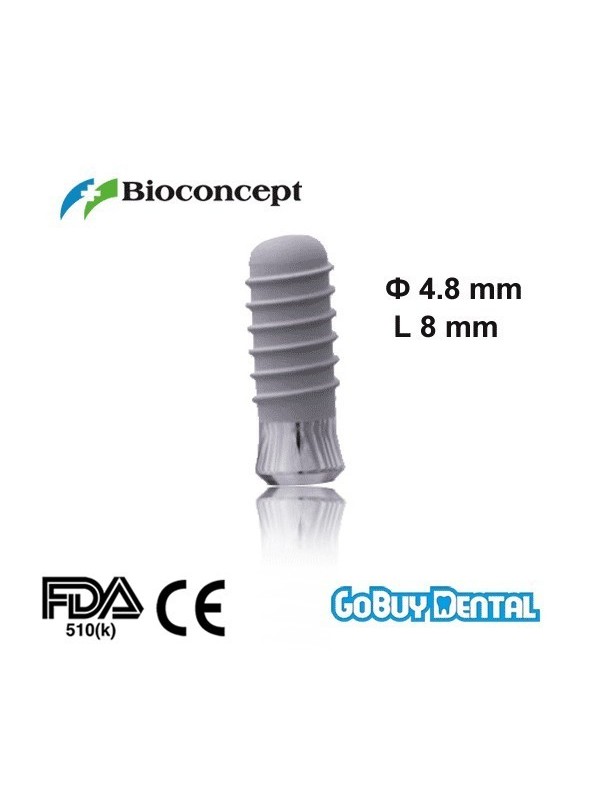 Straumann Compatible Standard Implants Ф 4.8 mm- L 8mm (Regular Neck  Ф 4.8 mm) 