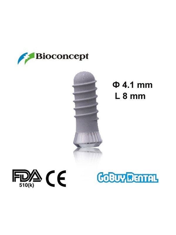 Straumann Compatible Standard Plus Implants Ф 4.1 mm- L 8mm (Regular Neck  Ф 4.8 mm) 