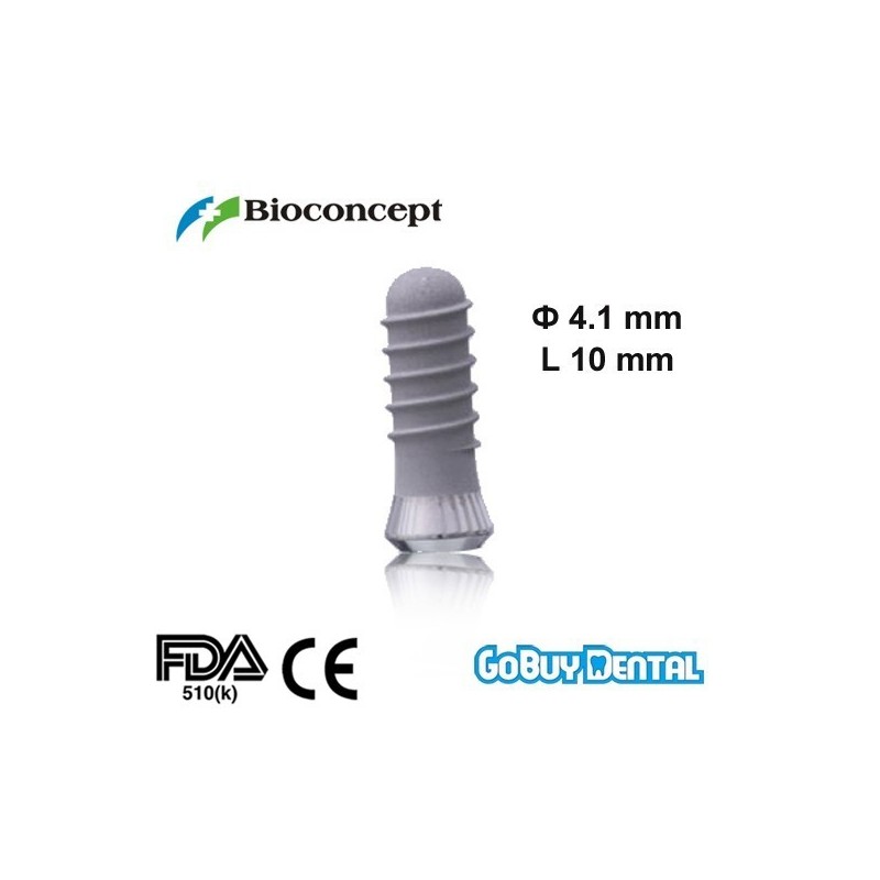 Straumann Compatible Standard Plus Implants Ф 4.1 mm- L 10mm (Regular Neck  Ф 4.8 mm) 