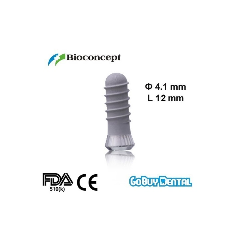 Straumann Compatible Standard Plus Implants Ф 4.1 mm- L 12mm (Regular Neck  Ф 4.8 mm) 