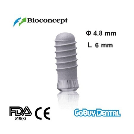 Straumann Compatible Standard Plus Implants Ф 4.8 mm- L 6mm (Regular Neck  Ф 4.8 mm) 