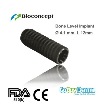 Straumann Compatible Bone Level Implant Ø 4.1 mm, L 12mm (RC)