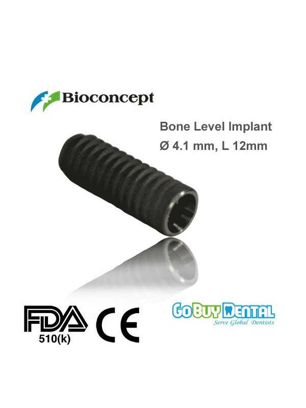 Straumann Compatible Bone Level Implant Ø 4.1 mm, L 12mm (RC)