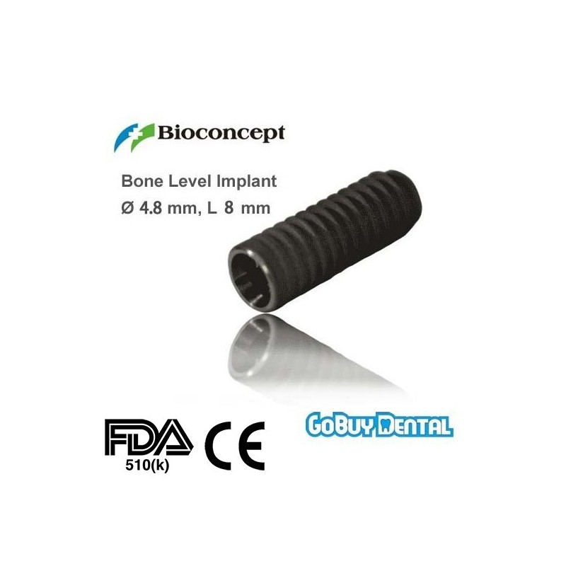 Straumann Compatible Bone Level Implant RC Ø 4.8 mm, L 8 mm (RC)