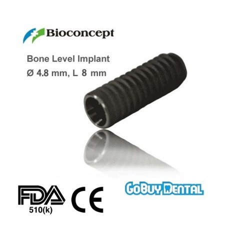 Straumann Compatible Bone Level Implant RC Ø 4.8 mm, L 8 mm (RC)
