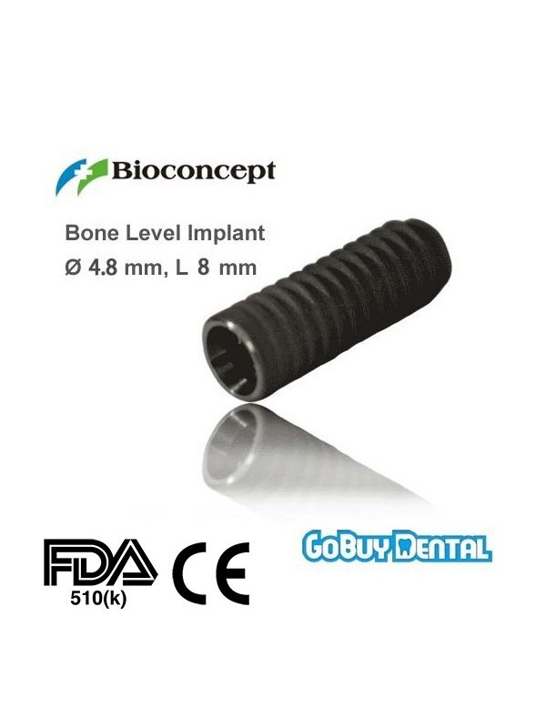 Straumann Compatible Bone Level Implant RC Ø 4.8 mm, L 8 mm (RC)