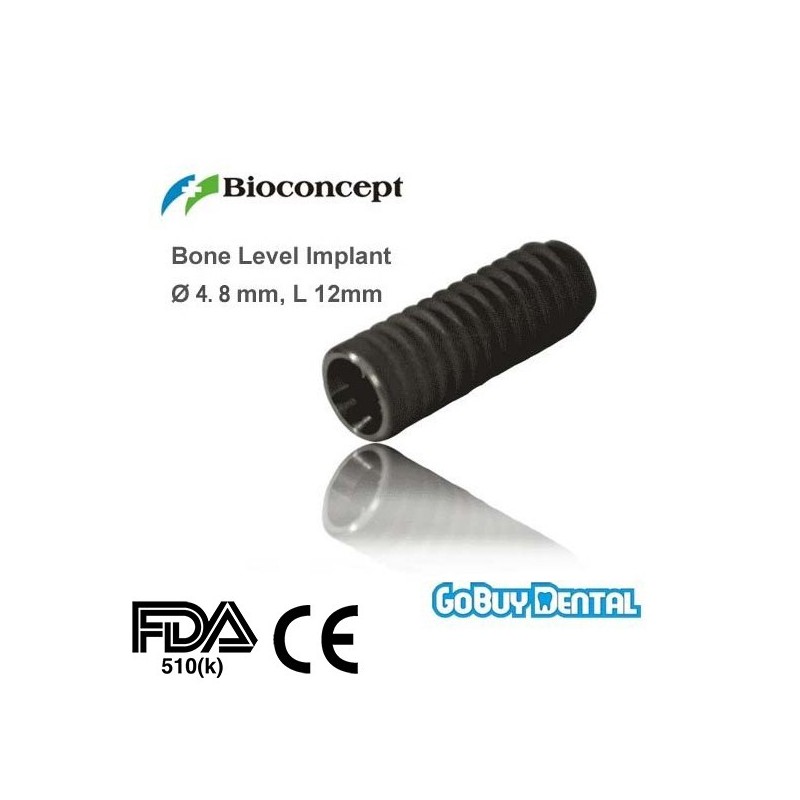 Straumann Compatible Bone Level Implant Ø 4.8 mm, L 12 mm (RC)