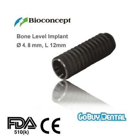Straumann Compatible Bone Level Implant Ø 4.8 mm, L 12 mm (RC)