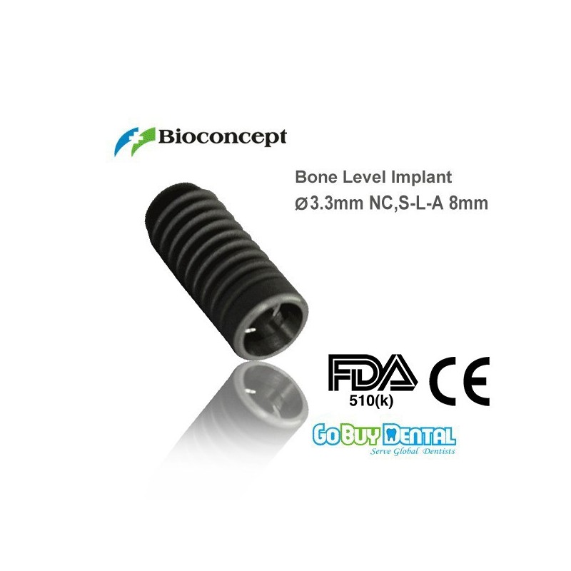 Bone Level Implant, Ø 3.3 mm, L 8 mm  (NC)