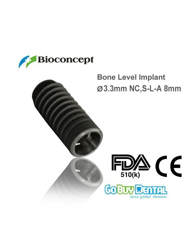 Bone Level Implant, Ø 3.3 mm, L 8 mm  (NC)