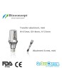 Bioconcept Hexagon NC transfer abutment φ4.5mm, gingival height 4mm, height 5.5mm