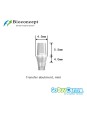 Bioconcept Hexagon NC transfer abutment φ4.5mm, gingival height 4mm, height 5.5mm