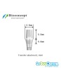 Bioconcept Hexagon NC transfer abutment φ4.5mm, gingival height 5mm, height 5.5mm