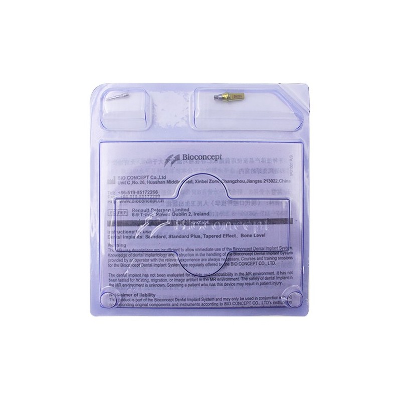 Bioconcept Hexagon mini transfer abutment φ4.5mm, gingival height 3mm, height 7mm