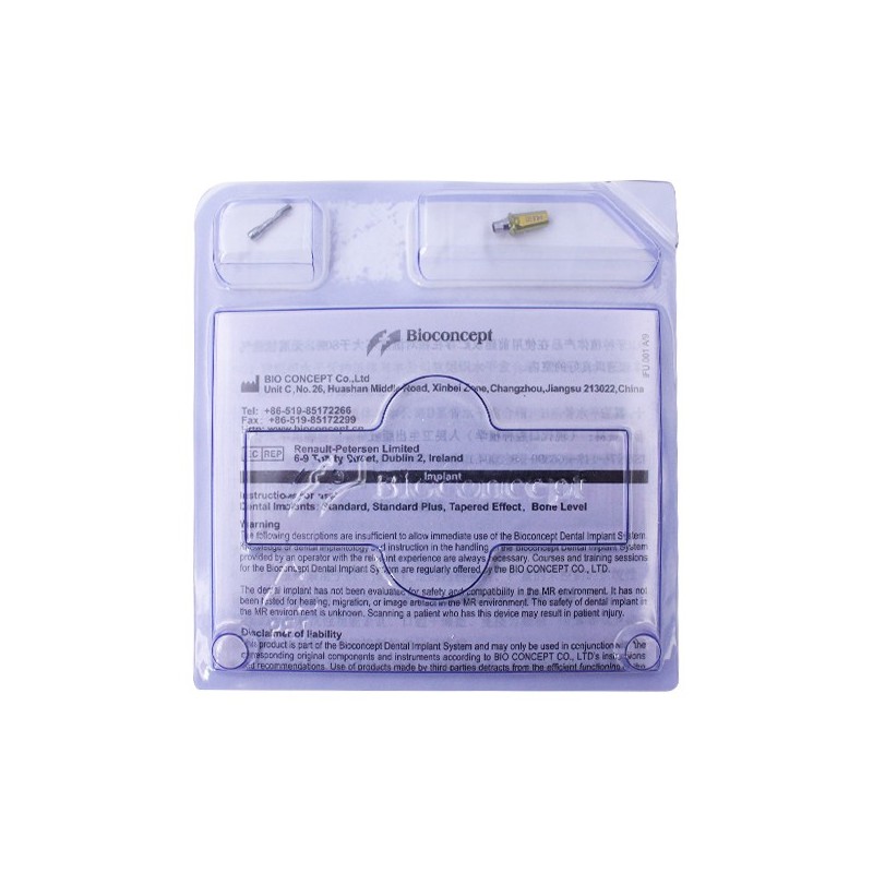 Bioconcept Hex mini transfer abutment φ4.5mm, gingival height 1mm, height 7mm(331510)