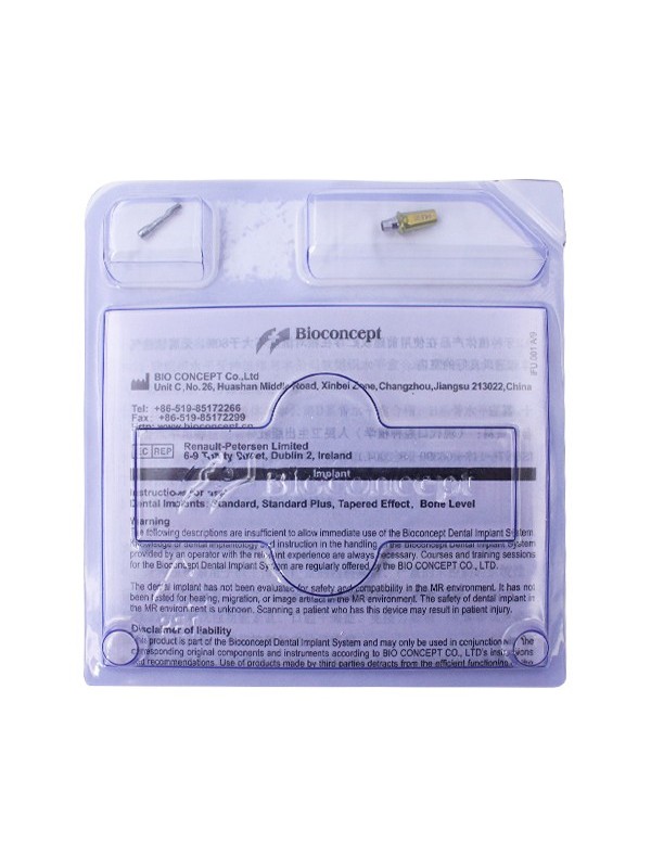 Bioconcept Hex mini transfer abutment φ4.5mm, gingival height 1mm, height 7mm(331510)