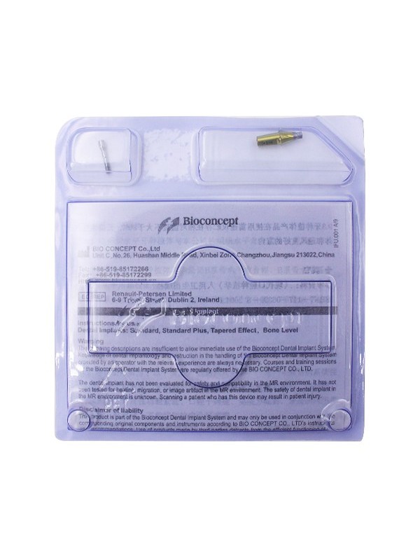 Bioconcept Hexagon mini transfer abutment φ4.5mm, gingival height 4mm, height 7mm