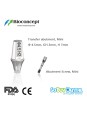 Bioconcept Hexagon mini transfer abutment φ4.5mm, gingival height 2mm, height 7mm(331520)