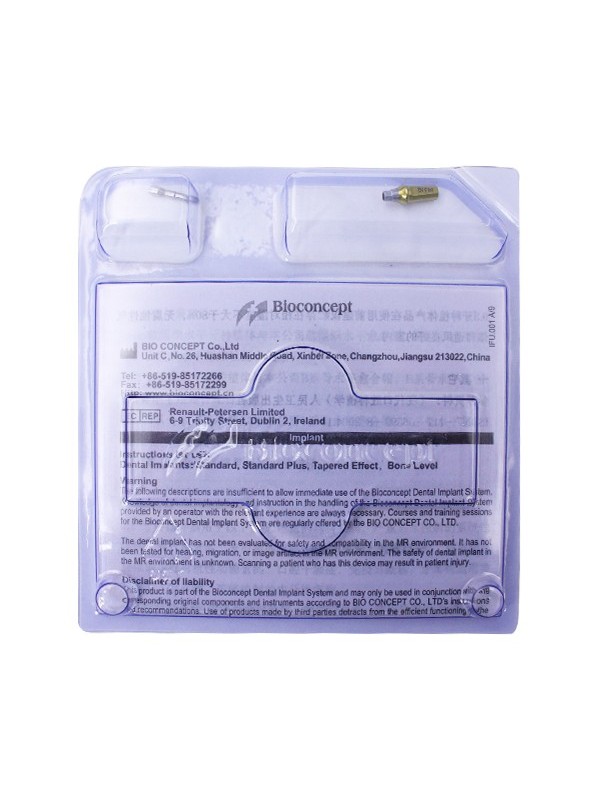 Bioconcept Hexagon mini transfer abutment φ4.5mm, gingival height 2mm, height 7mm(331520)