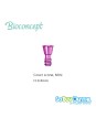 Bioconcept Hex Taperd Bone Level Mini Cover Screw, Height 0.4mm(321010)