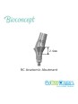 Straumann compatible RC Anatomic Abutment,15°, Gingival Height2.0mm