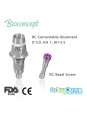 RC Cementable abutment, Ø 5.0mm, Gingiva height 1mm, Abutment Height 5.5mm
