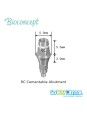Straumann compatible Bioconcept RC Cementable Abutment D 5.0, GH 2, AH 5.5