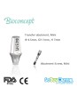 Bioconcept Hex mini transfer abutment φ4.5mm, gingival height 1mm, height 7mm(331510)
