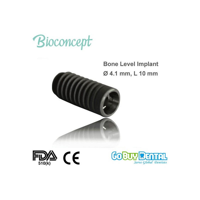 Straumann Compatible Bone Level Implant Ø 4.1 mm, L 10 mm (RC)