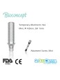 Bioconcept Hex mini temporary abutment φ4.0mm, gingival height 1mm, height 10mm