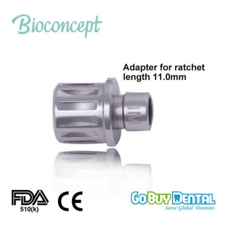 ITI Straumann Compatible Implant Adapter for ratchet ,extra short,