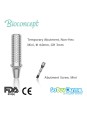 Bioconcept Non-Hex mini temporary abutment φ4.0mm, gingival height 3mm, height 10mm