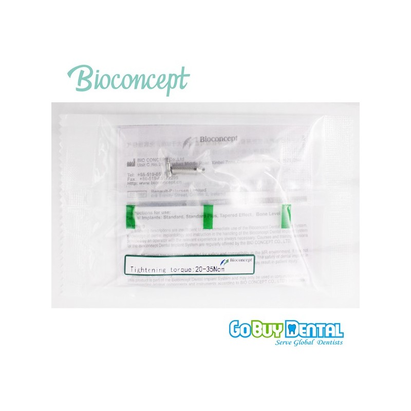 Bioconcept Hex regualr temporary abutment φ4.5mm, gingival height 1mm, height 10mm
