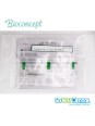 Bioconcept Non-Hex regular temporary abutment φ4.5mm, gingival height 1mm, height 10mm