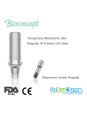 Bioconcept Hex regualr temporary abutment φ4.5mm, gingival height 3mm, height 10mm