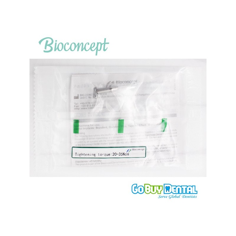 Bioconcept Hex regualr temporary abutment φ4.5mm, gingival height 3mm, height 10mm