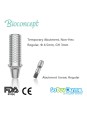 Bioconcept Non-Hex regular temporary abutment φ4.5mm, gingival height 3mm, height 10mm