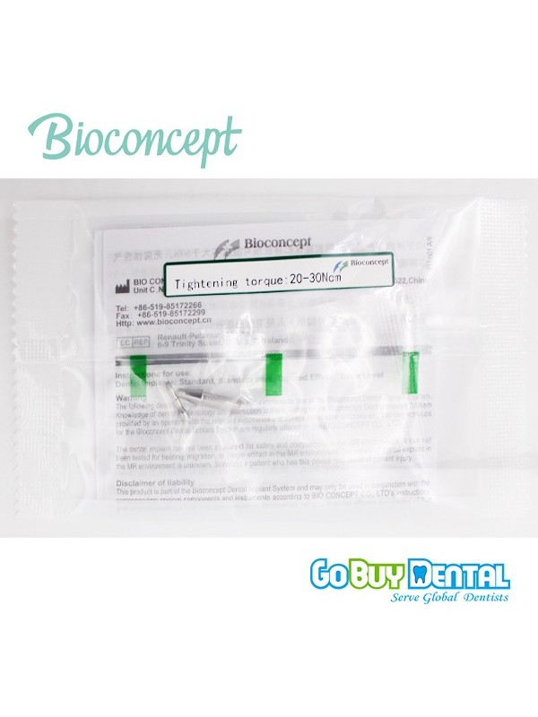 Bioconcept Hex mini temporary abutment φ4.0mm, gingival height 3mm, height 10mm