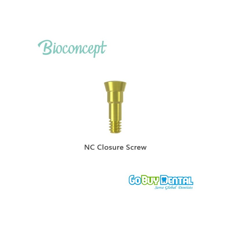 Straumann compatible NC Closure Screw, Height 0(121010)